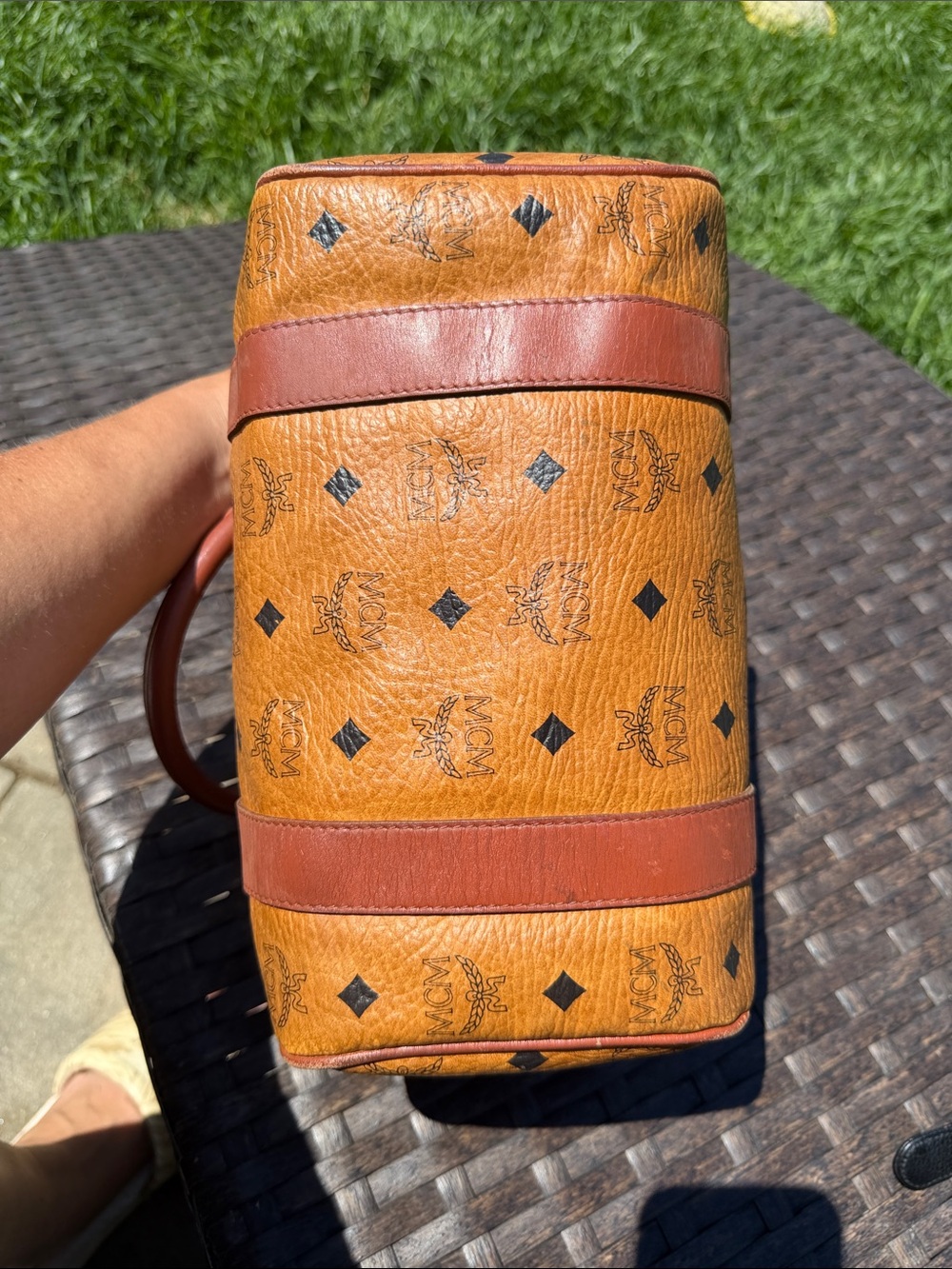 Vintage MCM Golf Collection Boston Bag [rare] - Picture 7 of 14